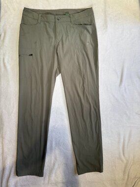 EMS Compass Womens 4 Point Slim Pant Grey Sz 12 Lightweight Quick Dry Hiking